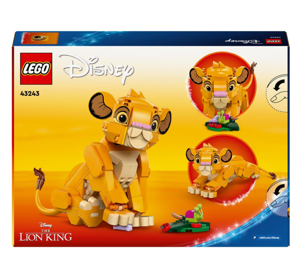 LEGO DISNEY CLASSIC 43243 Król Lew — lwiątko Simba - 1248790 - zdjęcie 7
